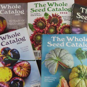 Lot of 5 The Whole Seed Catalog 2015/22/24/25/26
